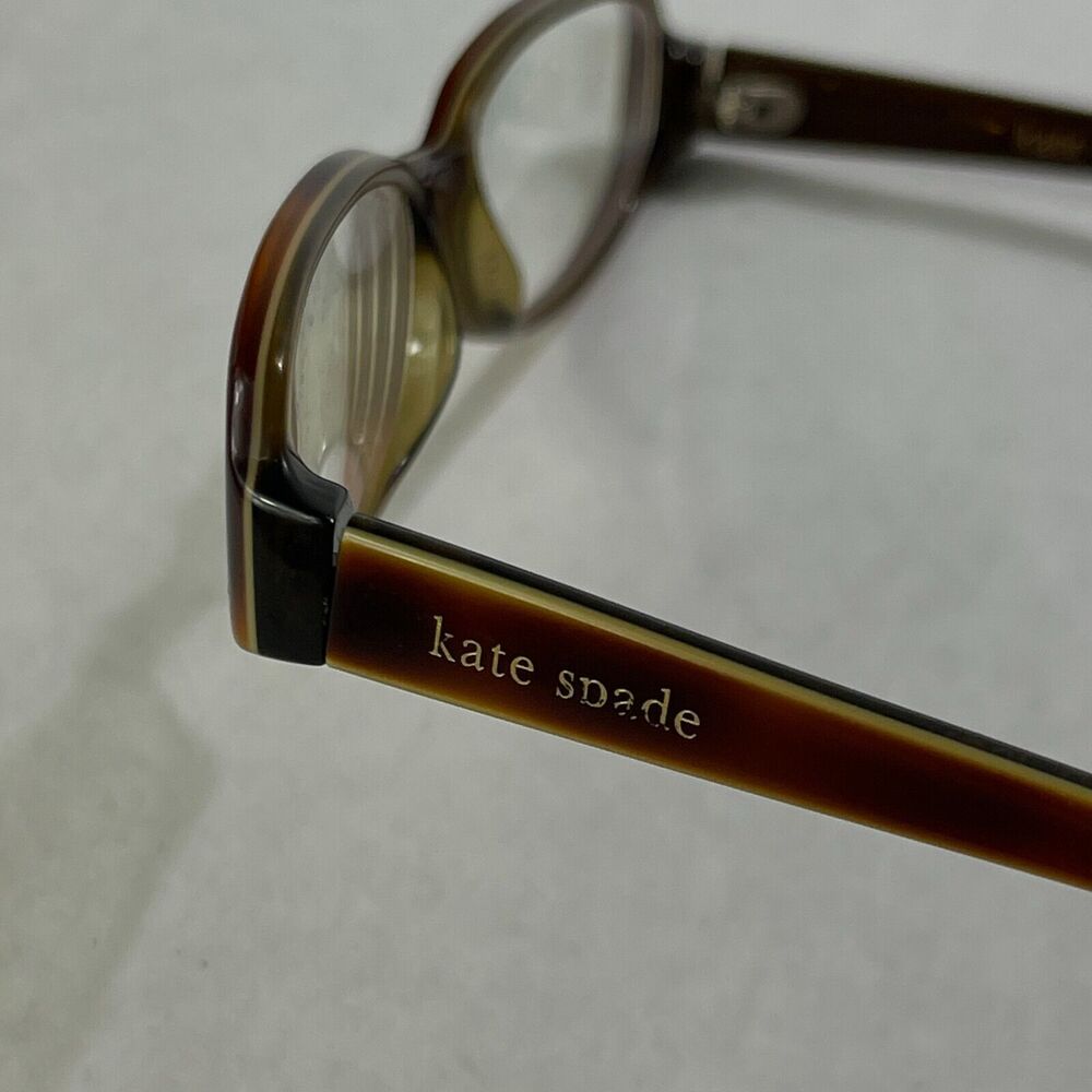 Kate Spade Eyeglasses Frames Only Addison X08 130 Brown Flawed - Picture 10 of 13